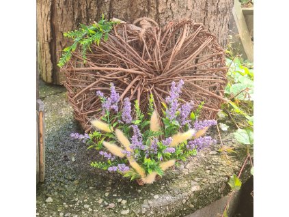 Věnec Levandulové srdce