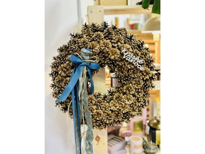 Věnec Krásné Vánoce 45 cm