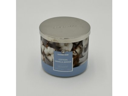 Svíčka Vanilla Cotton Breeze, 410 g