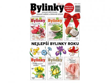 Bylinky, dárkové balení, 6 knih svázaných do jedné