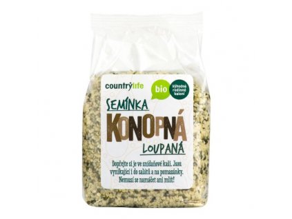 Konopná semínka loupaná 250 g BIO