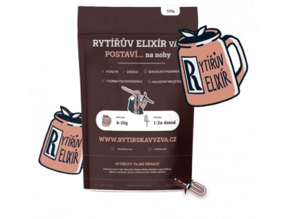 Rytířův Elixír - bylinný čaj na podporu erekce - mnozstvi: 50g