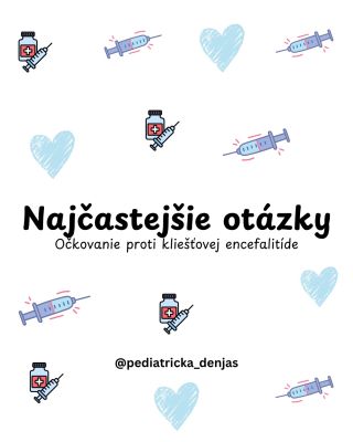 Čo sa najčastejšie pýtate pri téme očkovania proti kliešťovej encefalitíde? 🤔 Najmä to, či je naozaj potrebné, aj keď...