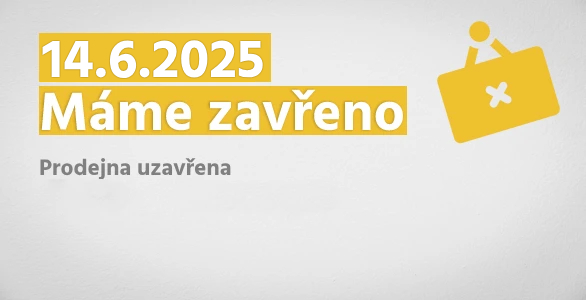 14.6. je prodejna zavřená