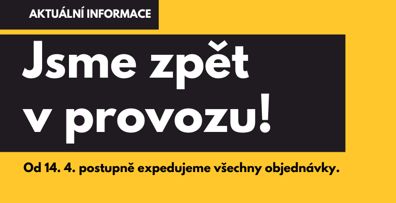 Jsme zpět v provozu! Spouštíme nový skladový systém