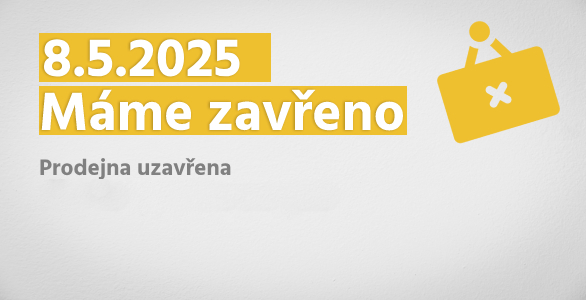 8.5. máme zavřeno