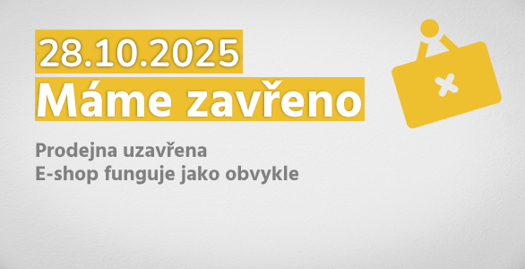 ZAVŘENO svátek 28.10.2025