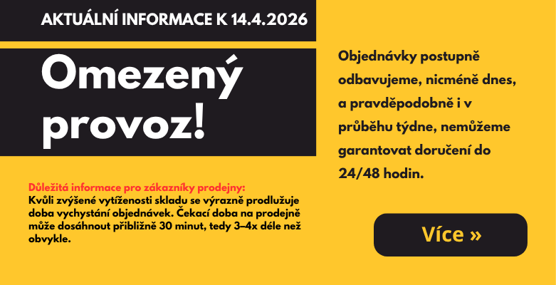 Od 14.4. jsme zpět v provozu