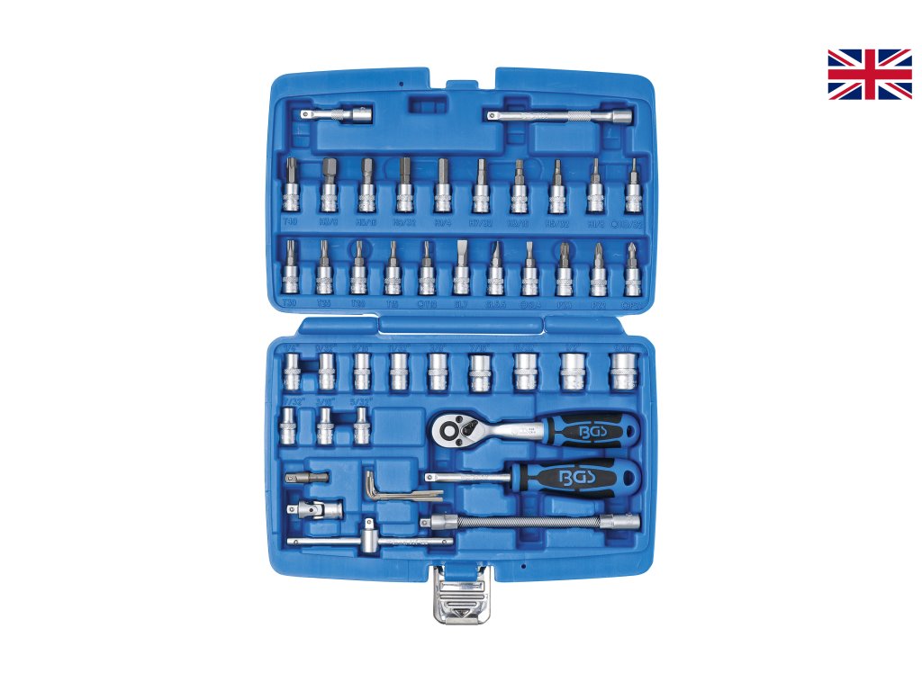 Palcová Gola sada 1/4", (46ks) BGS 2141 01