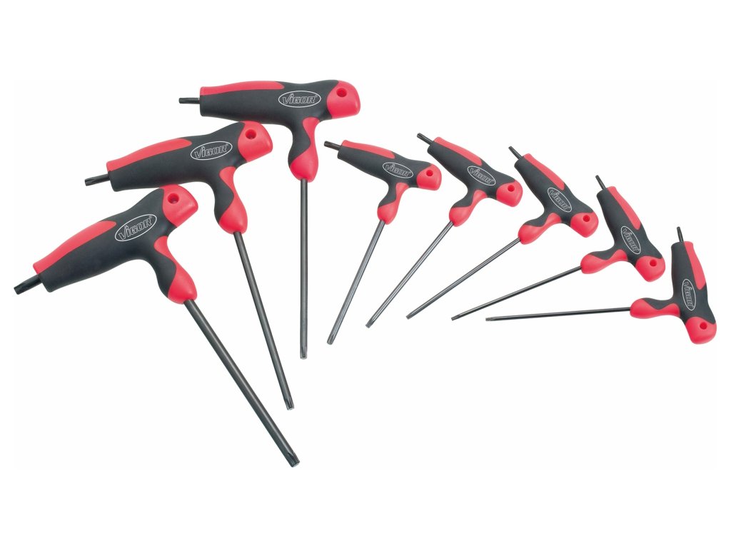 Sada zástrčných klíčů Torx T9-T40 8ks - Vigor V1410 01