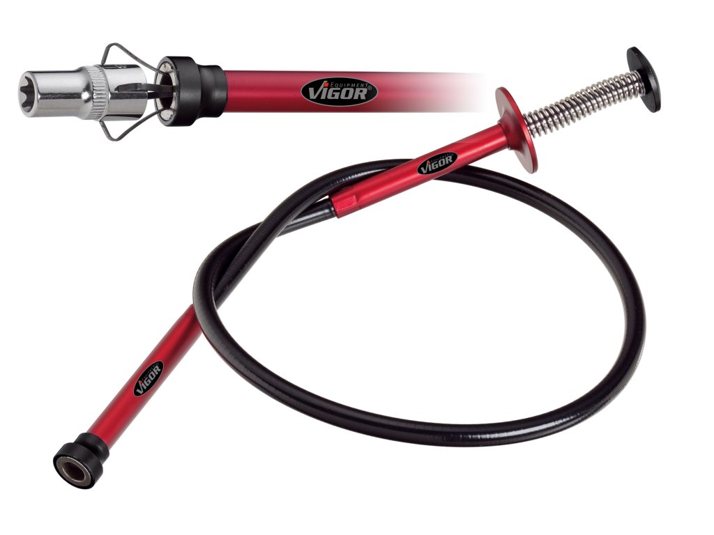 Vytahovák předmětů ohebný s magnetem a drápky, 70 cm - VIGOR V1764 01