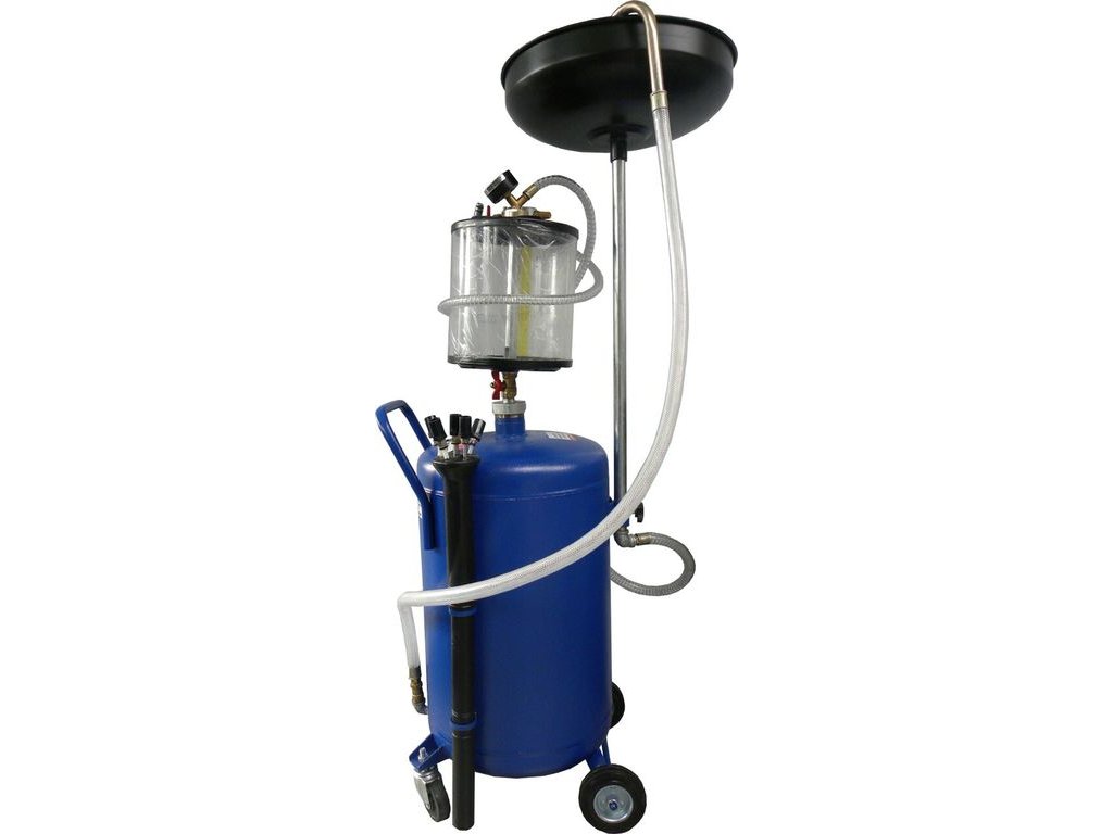 Pojizdná olejová jímka s odsávačkou 80L a odměrným válcem 1