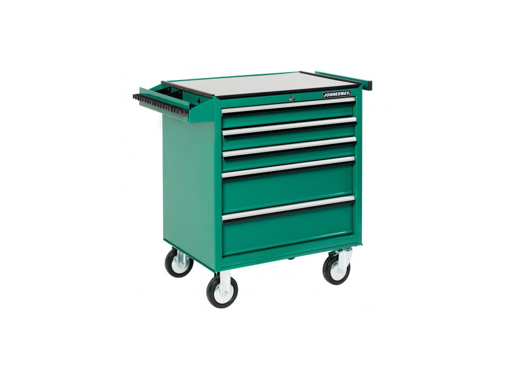 Dílenský vozík nevybavený, s postranním úchytem, 5 zásuvek - JONNESWAY C-5DW1 00