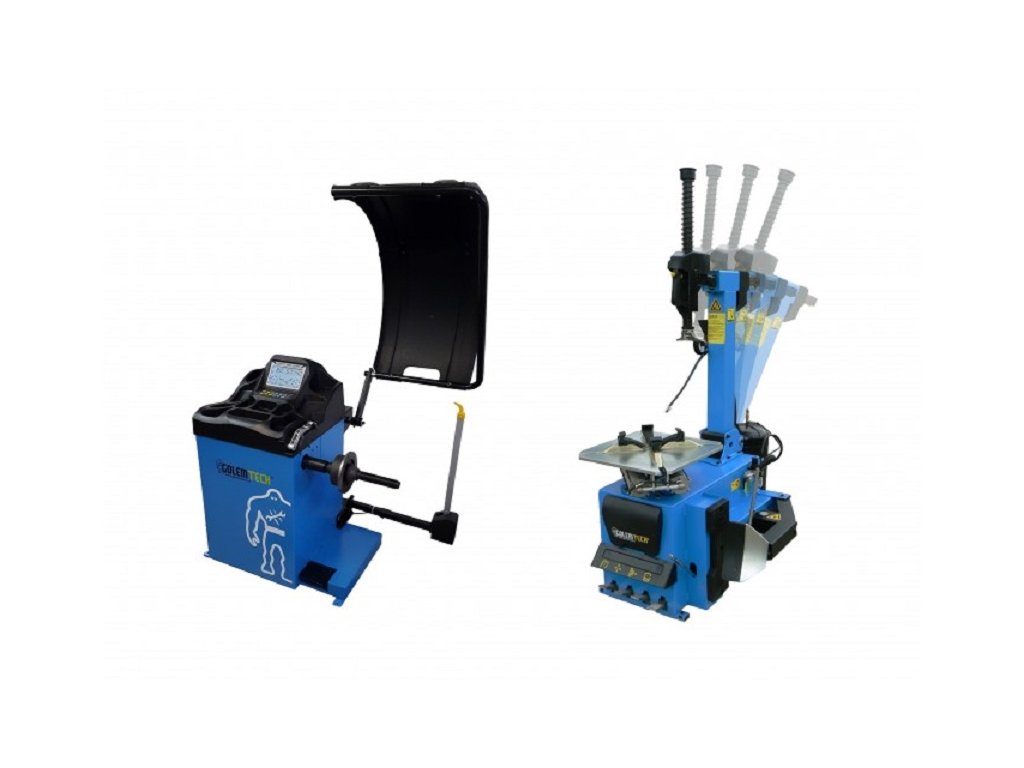 Set 1 Profi: Automatická zouvačka TC-02 a vyvažovačka TW-02 3D - Golemtech 1