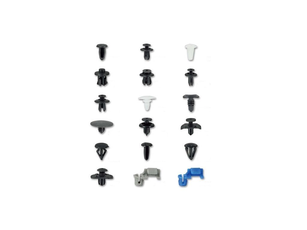 Příchytky čalounění pro interiér vozu Mazda, sada 475 ks - ASTA 2