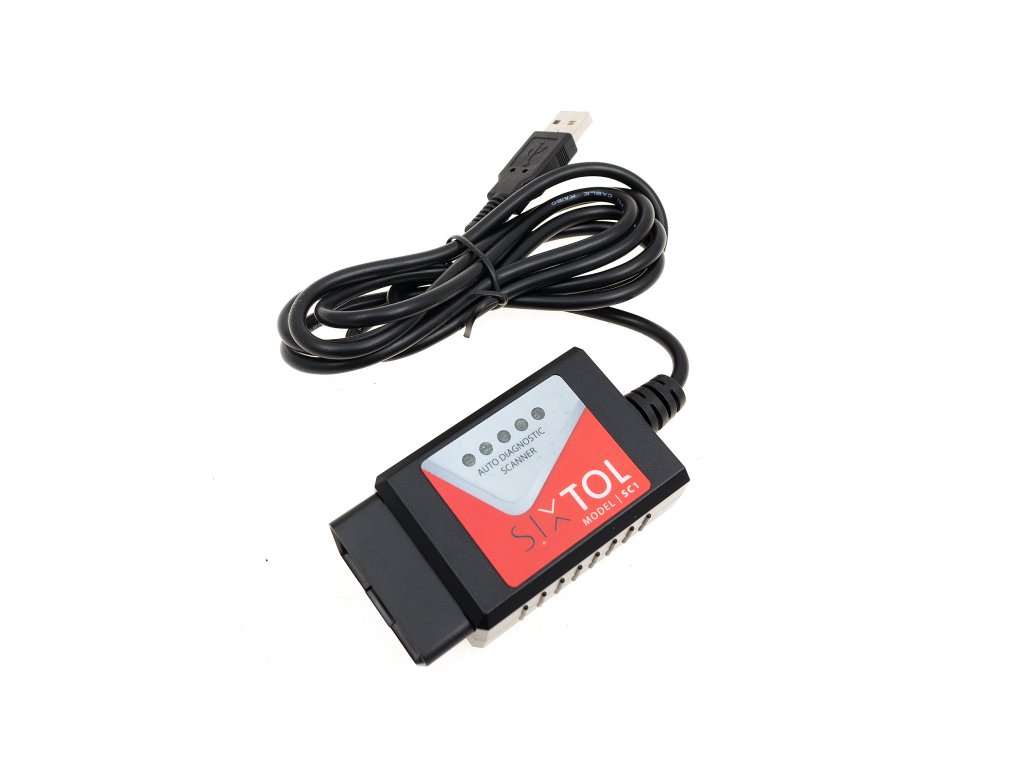 Diagnostika univerzální SC1 OBD2 USB + Touchscan CZ - SIXTOL 01