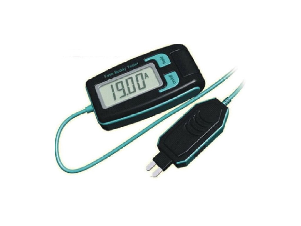 Tester automobilových pojistek, pro zjištění průtoku proudu