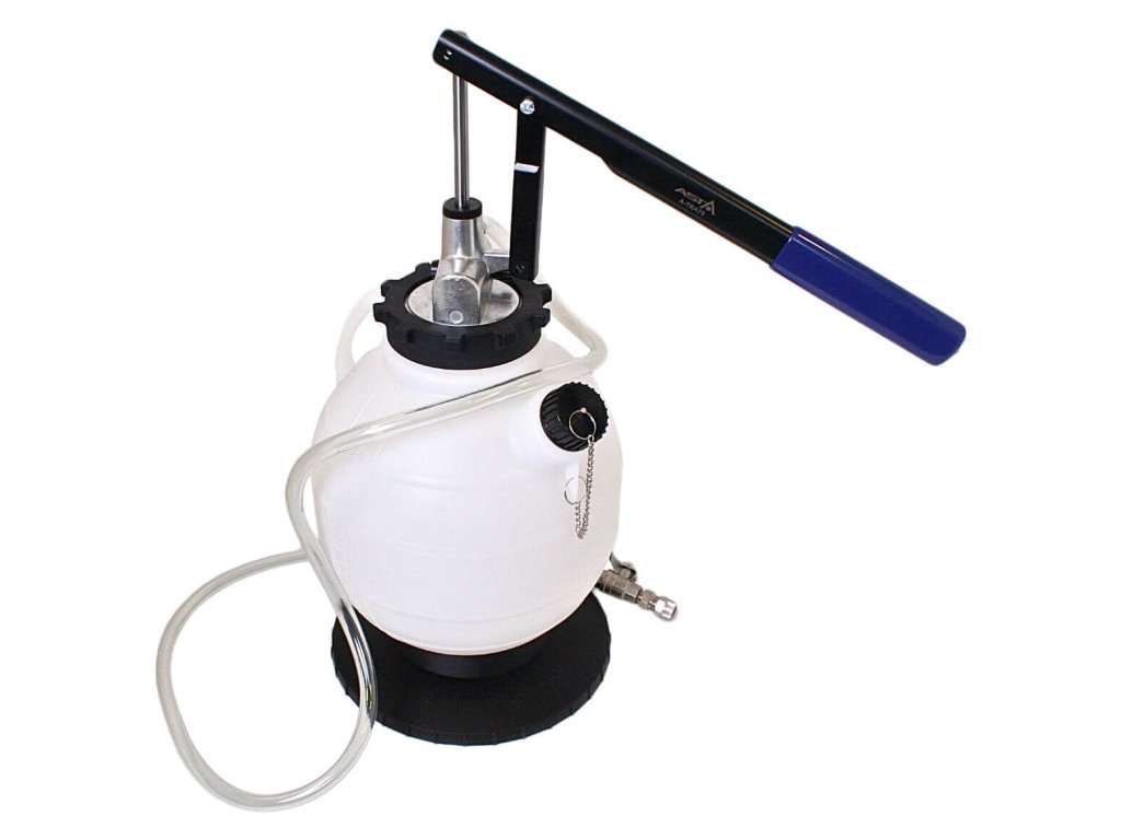 Pneumatická plnička oleje ATF do automatických převodovek, 7.5 litru, 20 adaptérů