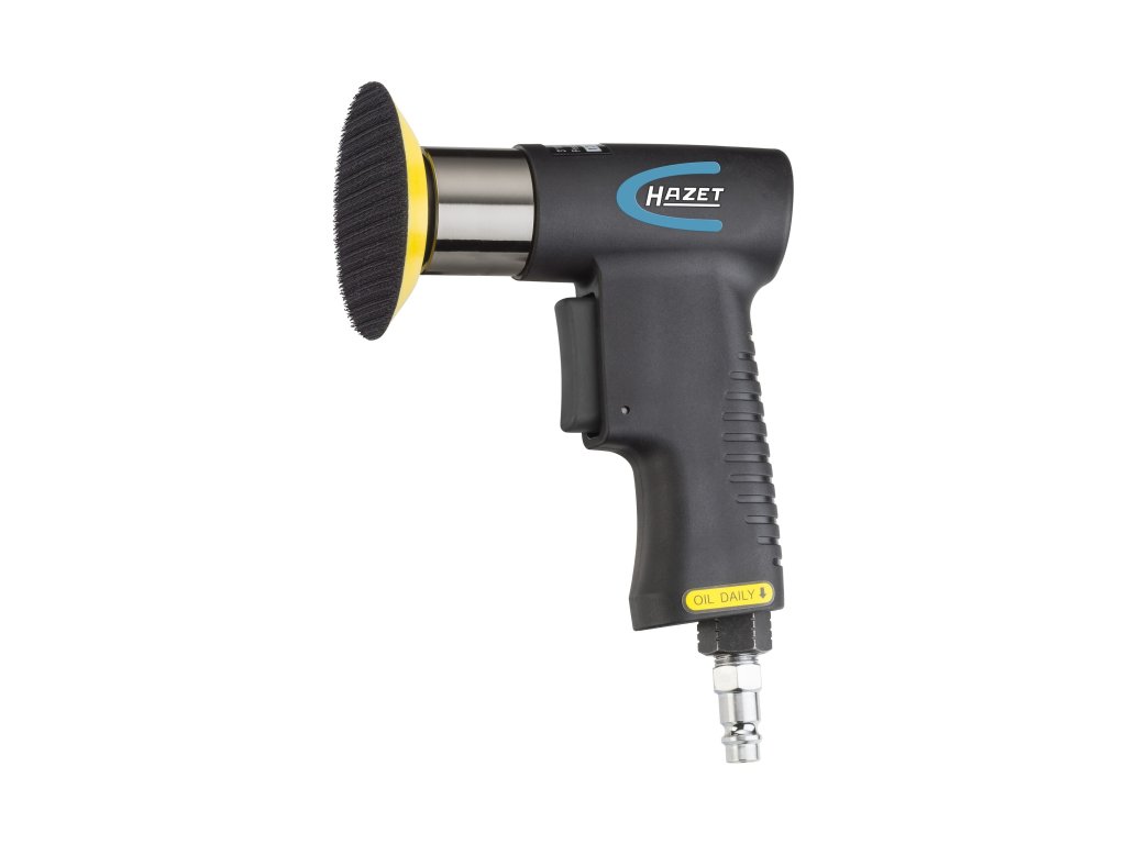 Mini sada na leštění - pneumatická leštička a kotouče, 6 dílů - HAZET 9033N-9 01