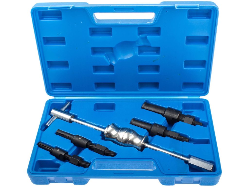 Stahovák vnitřních ložisek kol 10 - 32 mm, s reverzním kladivem, 5 dílů