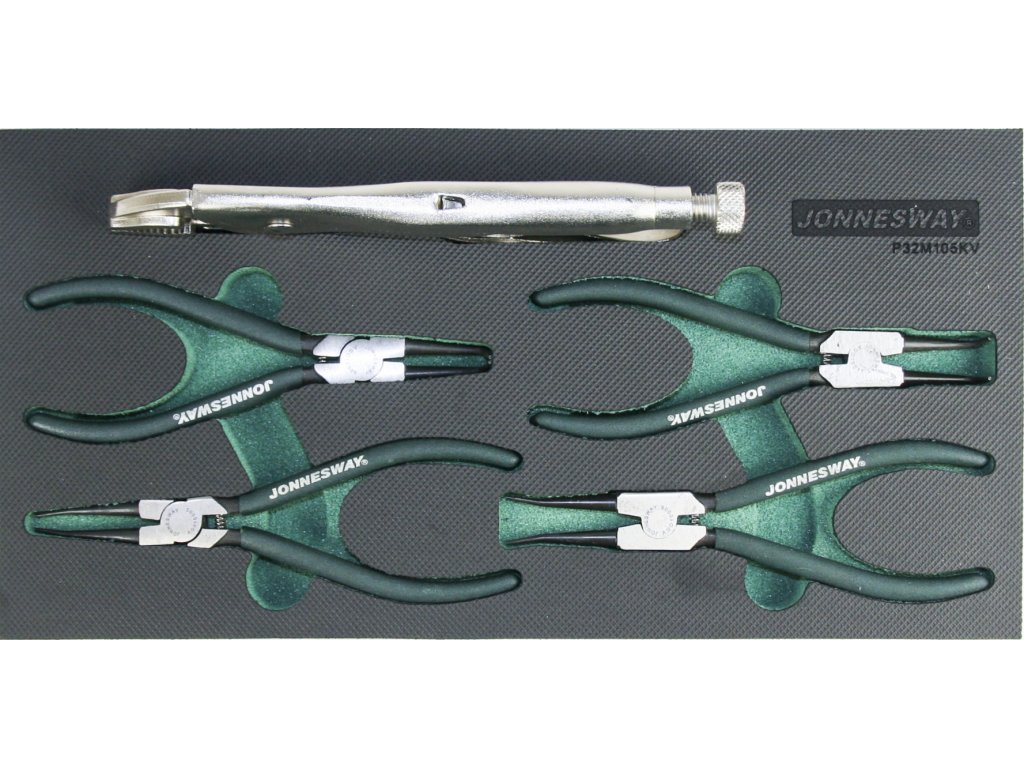 Modul - kleště seger a samosvorné, sada 5 ks - JONNESWAY P32M105KV