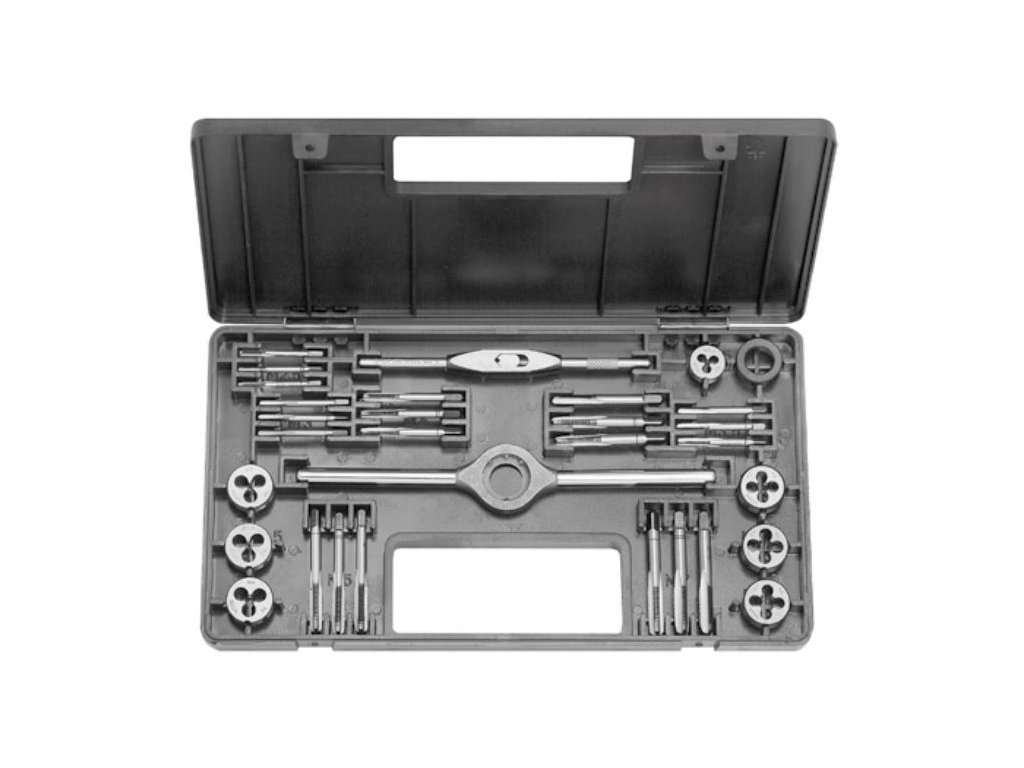 Závitníky a závitová očka M2,5 - M7, sada 31 ks - Bučovice Tools