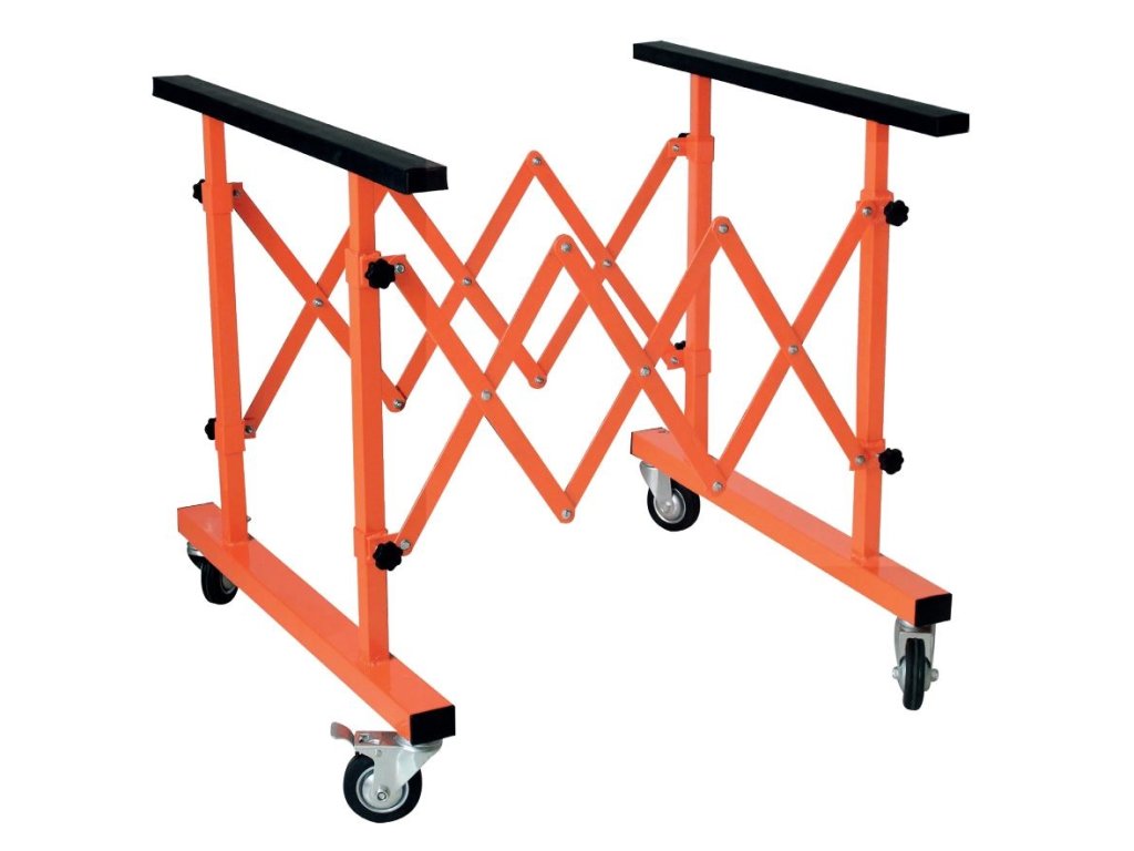 Pracovní stůl pojízdný, nastavitelná šířka 230-1350 mm - Kunzer