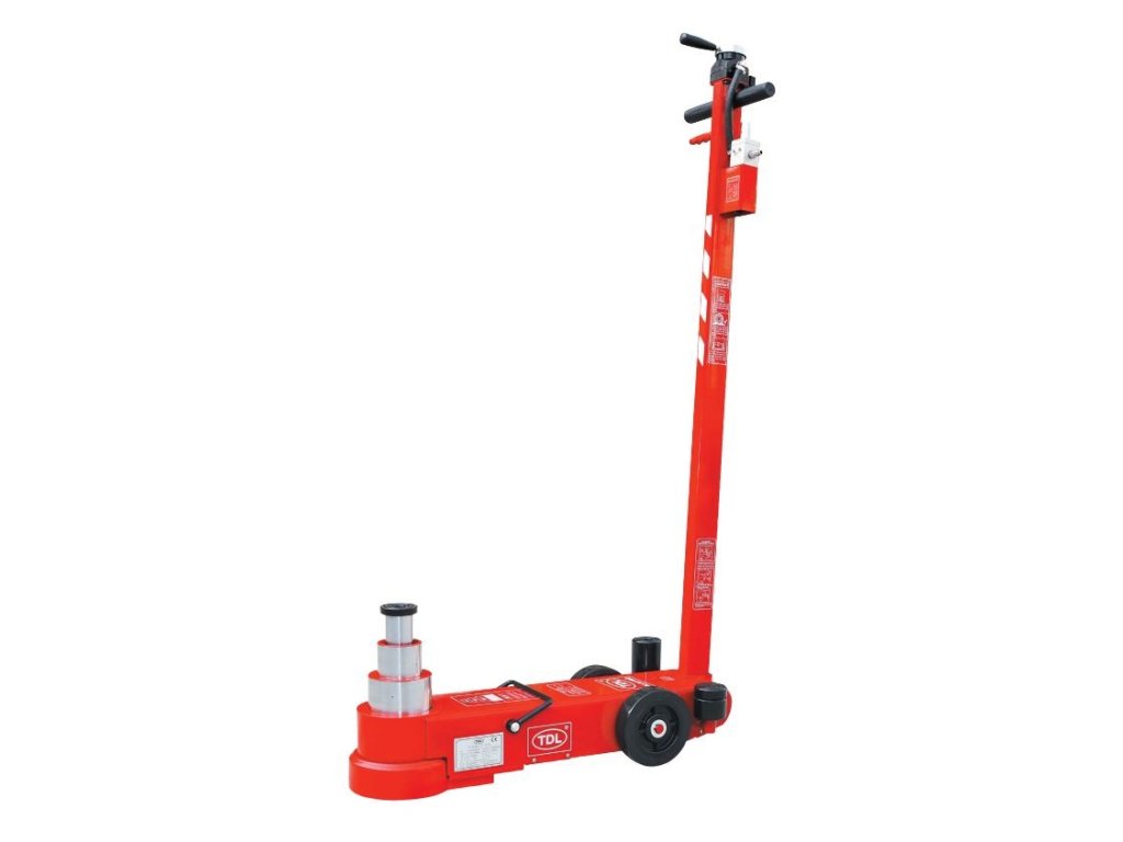 Pneumaticko-hydraulický zvedák pojízdný 50/30/15 t, třístupňový - Kunzer