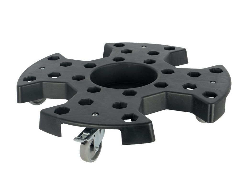 Vozík manipulační na pneumatiky a disky, nosnost 136 kg - Kunzer