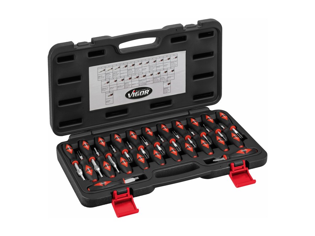 Vypichováky konektorů, sada 23 ks - VIGOR V4451 01