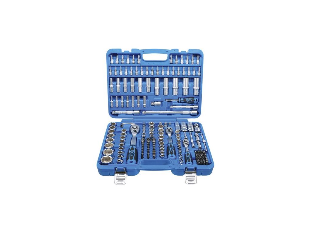 Gola sada 1/4", 3/8", 1/2", šestihranné hlavice Pro Torque, palcové, 192 ks - BGS 2245