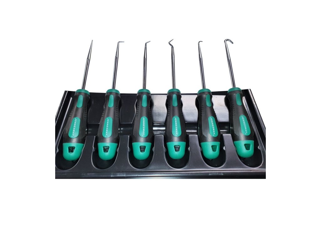 Sada háčků a hrotů na O-kroužky, těsnění, 6 ks - JONNESWAY