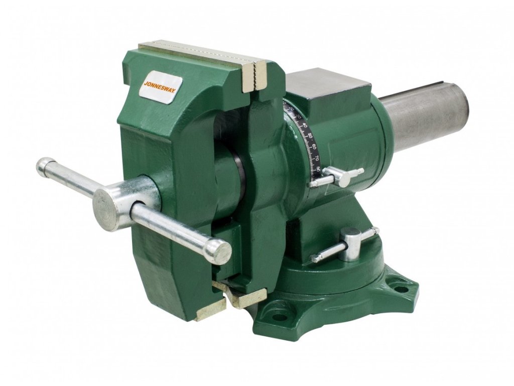 Dílenský svěrák otočný, šířka 125mm - JONNESWAY C-B5