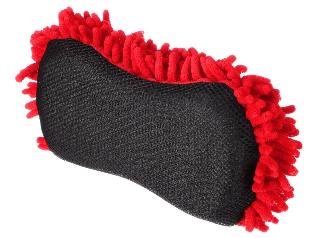 Houba na mytí auta, 24 x 12,5 x 6 cm, černo-červená - SIXTOL SX1203