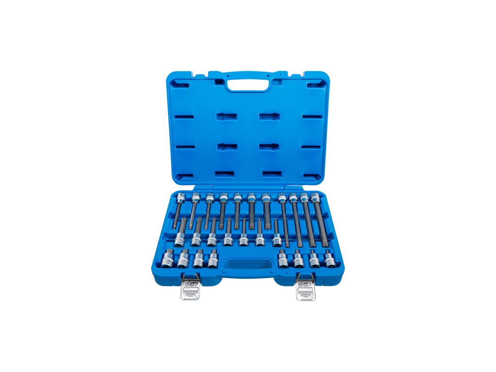 Zástrčná hlavice XZN 1-2, M5-M16, sada 26 dílů - BGS 5180