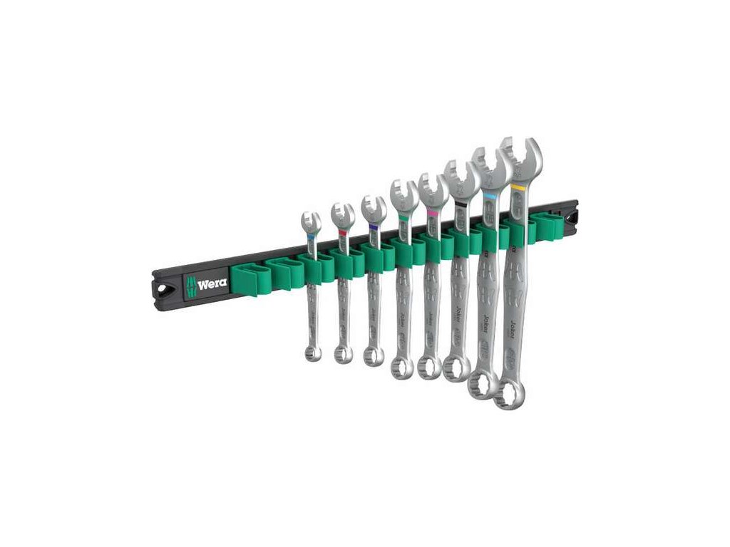 Wera 020235 Očkoploché klíče 5/16 ÷ 3/4" 6003 Joker Imperial 1 na magnetické liště, 9642 (