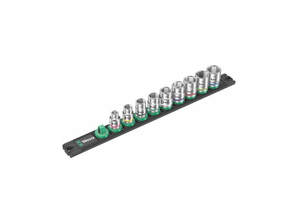 Wera 005430 Magnetická lišta B 4 se sadou nástrčných hlavic 8 ÷ 19 mm typ 8790 HMB Zyklop