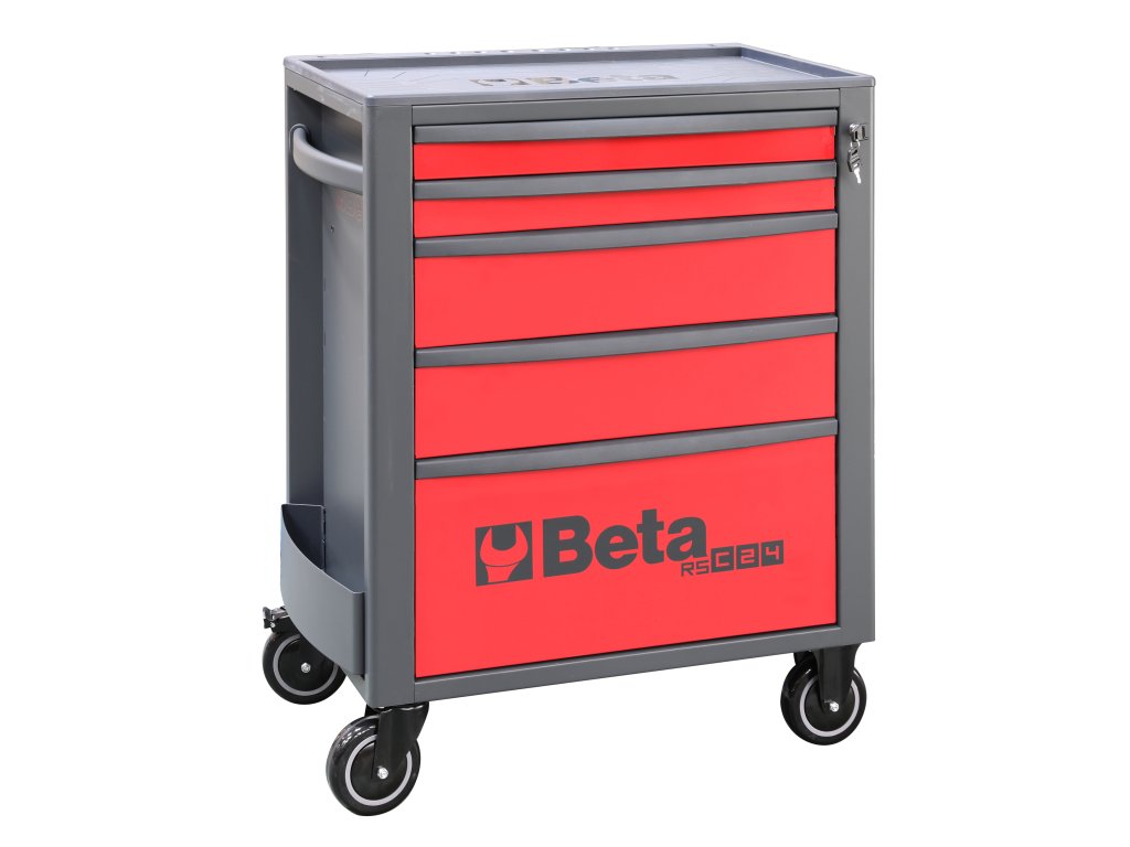 Beta tools Vozík na nářadí s 5 zásuvkami, červený, 2400/rsc24/5-r