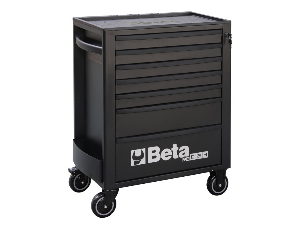 Dílenský vozík, 7 zásuvek, černý - Beta Tools