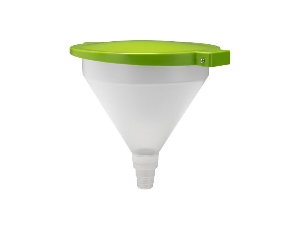 Plastový trychtýř 10 l s víkem a příslušenstvím - PRESSOL 02 378