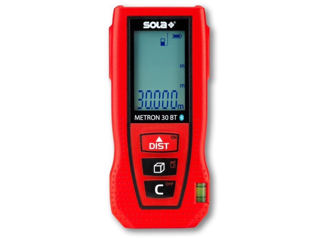 Laserový dálkoměr, rozsah 30 m, bluetooth - SOLA_2