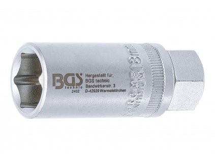 Klíč na svíčky 18 mm 1/2" s pružinou- BGS 2402
