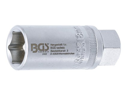 Klíč na svíčky 18 mm 1/2" s pružinou- BGS 2402 01