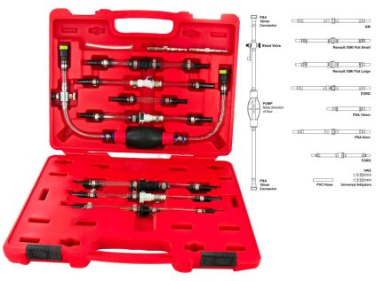 Sada pro plnění a odvzdušňování palivového systému dieselových motorů