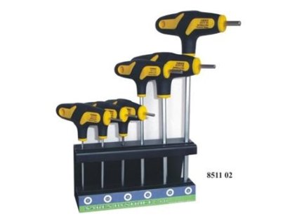 Sada zástrčných klíčů imbus H2-H6 6-dílná ve stojánku- Narex Bystřice 851102