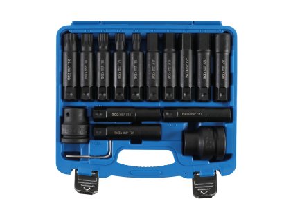 Bity úderové pro nákladní auta 16ks Torx/Imbus/E-profil - BGS 01