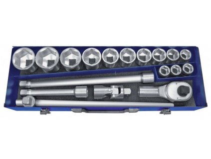 Gola sada 3/4", 18 dílů, šestihran - Tona Expert (E194683T)