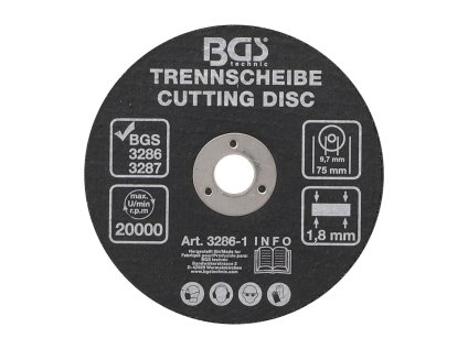 Kotouč řezný 75mm - BGS 3286-1 01