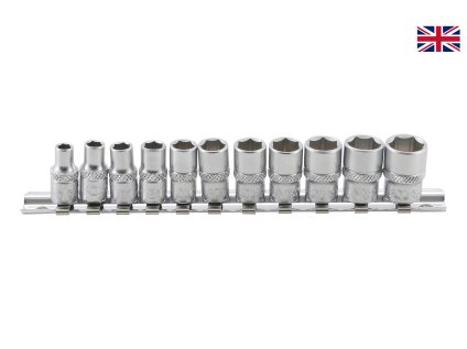 Hlavice nástrčné 1/4" palcové - BGS 2433 01