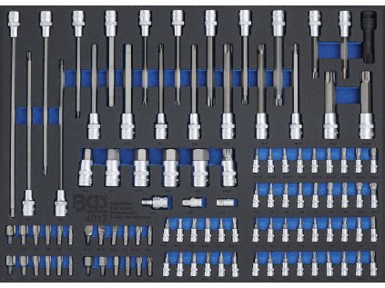 Modul - hlavice TORX, imbus, XZN, RIBE 101ks - BGS